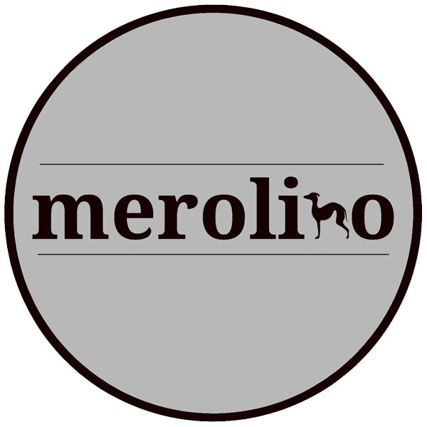 Merolino Logo Windspiel Windhund