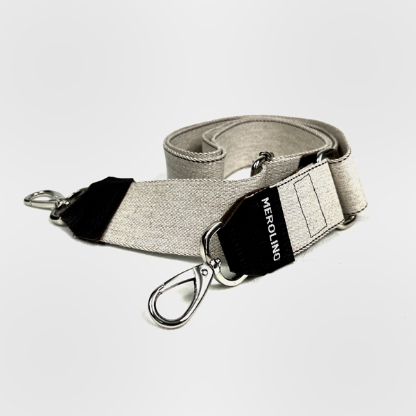 Gurtband für Transportdecke in beige.