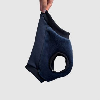 Weste easy in blau mit Reißverschluss.