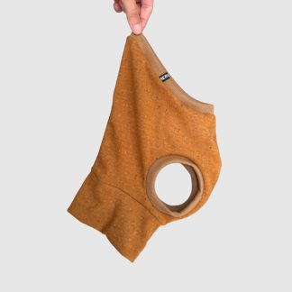 Camel farbenes Fair Crop Top.