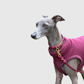 Shirt "crop top cozy" bordeaux