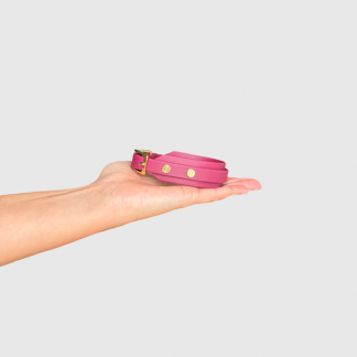 Halsband "classy" schmal bordeaux