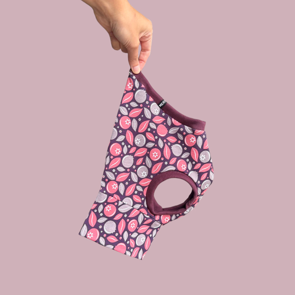 Italienisches Windspiel Shirt mit Blumen