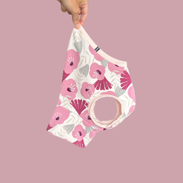 Italienisches Windspiel Shirt mit Blumen