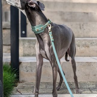 Halsband „classy“ salbei